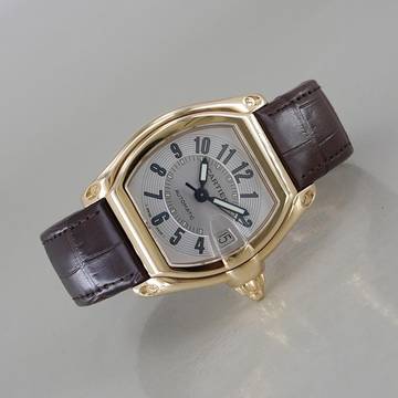 Cartier Roadster Automatik 18k Gold Ref. 2524 37 x 44 mm Full Set Bucherer CPO wie neu