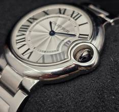 Thumbnail von Cartier Ballon Bleu 33mm W6920084 Silver Opaline dial Good Condition Full Set 8-2021