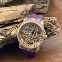 Thumbnail von Roger Dubuis Excalibur Excalibur Monobalancier Rose - with brilliant setting - NEW ITEM - FULL SET 2026