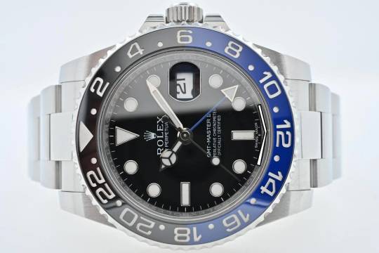  Rolex GMT-Master II Automatik 116710BLNR LC100 Batman Full Set 