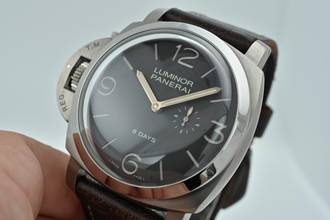 Thumbnail von Panerai Luminor 1950 Left-Handed 8 Days Titanium PAM 368 LE Limited Full Set