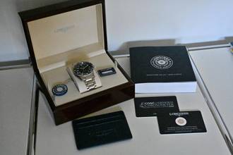 Thumbnail von Longines Spirit Zulu Time GMT L38124936 Blue Bezel