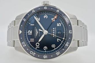 Longines Spirit Zulu Time GMT L38124936 ブルーベゼル