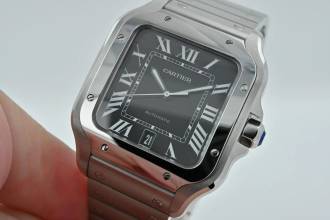 Thumbnail von Cartier Santos de Cartier Large Black Dial WSSA0096