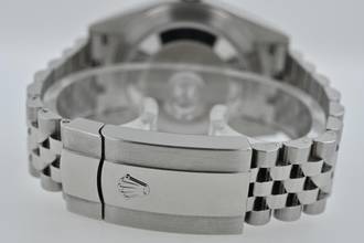 Thumbnail von Rolex Datejust 41 126300 Blue Motif Fluted Dial Jubilee LC110 Full Set