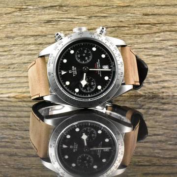  Tudor Black Bay Chrono 79350 Black Dial - Automatik - Full Set 