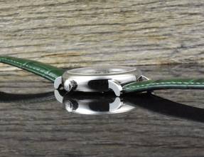 Thumbnail von IWC Portofino Automatic 34 Automatic Green Diamond Dial - Folding Clasp - Full Set - Steel