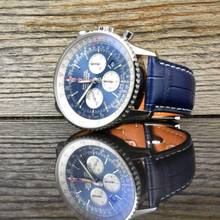 Thumbnail von Breitling Navitimer 1 B01 Chronograph 46 AB0127 Blue Dial - MINT CONDITION - Automatic - Full Set