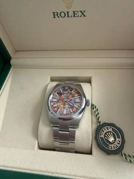 Rolex Oyster Perpetual 41 Steel 134300 Multi-Colour Anniversary - New LC100 2026