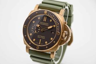 Thumbnail von Panerai Submersible perfect LC 100 full set with original purchase receipt from 2022