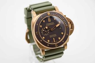 Thumbnail von Panerai Submersible perfect LC 100 full set with original purchase receipt from 2022