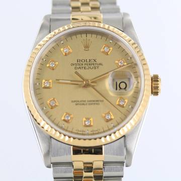Rolex Datejust 36 REF.16233//FULL SET//LC100//1997//DIAMONDS//#774
