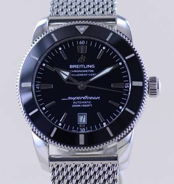  Breitling Superocean Heritage II B20 Automatic Stahl Ceramic 46mm Diver black B+P 