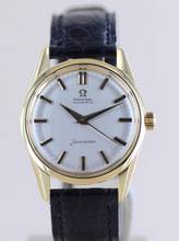 Thumbnail von Omega Seamaster Automatic Silver No Date Onyx Marker Vintage 18K Gold rar