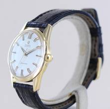Thumbnail von Omega Seamaster Automatic Silver No Date Onyx Marker Vintage 18K Gold rar