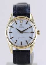 Thumbnail von Omega Seamaster Automatic Silver No Date Onyx Marker Vintage 18K Gold rar