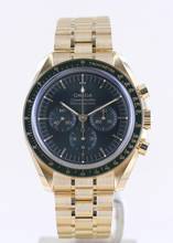 Thumbnail von Omega Speedmaster Professional Moonwatch Chronograph 18K Moonshine Gold green dial 42 B+P