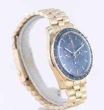 Thumbnail von Omega Speedmaster Professional Moonwatch Chronograph 18K Moonshine Gold green dial 42 B+P