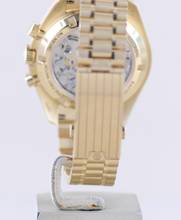 Thumbnail von Omega Speedmaster Professional Moonwatch Chronograph 18K Moonshine Gold green dial 42 B+P