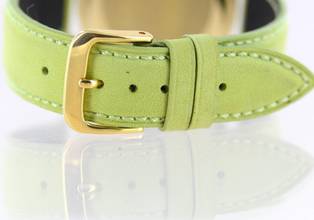 Thumbnail von Jaeger-LeCoultre Heraion Date 18K Gold Dresswatch 34mm Leather Strap Cal 889 rare