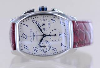 Thumbnail von Longines Evidenza Chronograph Large Automatic Tonneau Classic