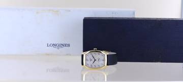 Thumbnail von Longines Evidenza Dresswatch Large 18K Gold Automatic Tonneau Classic