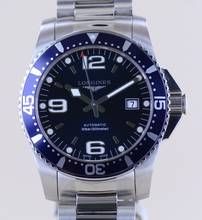Longines HydroConquest Diver ステンレススチール 自動巻き 青文字盤 41mm B+P スポーツ