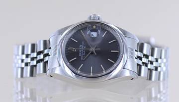 Thumbnail von Rolex Lady-Datejust Date grey index dial Jubiléband 26mm polished Bezel