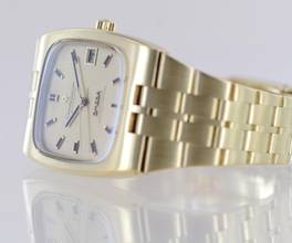 Thumbnail von Omega Constellation Automatic COSC Vintage 18K Gold Goldband Luxus rar