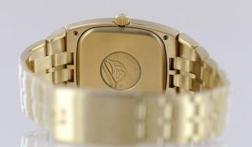 Thumbnail von Omega Constellation Automatic COSC Vintage 18K Gold Goldband Luxus rar