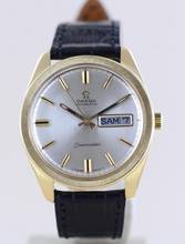 Thumbnail von Omega Seamaster Automatic Onyx Marker Dial Vintage 18K Gold rar