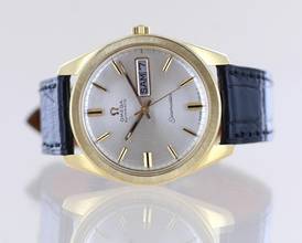 Thumbnail von Omega Seamaster Automatic Onyx Marker Dial Vintage 18K Gold rar