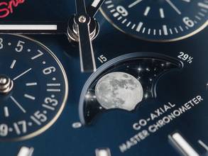 Thumbnail von Omega Speedmaster Moonphase Ref.304.33.44.52.03.001 2025 Full Set like new Speedmaster Moonphase Rubber Folding Clasp