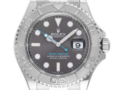  Rolex Yacht-Master Ref.126622 2024 Full Set wie Neu Yacht-Master Rhodium Stahl 950 Platin 