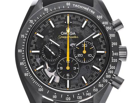  Omega Speedmaster Moonwatch Dark Side of the Moon Ref.310.92.44.50.01.001 2026 Full Set Ungetragen Speedmaster Moonwatch Dark Side of the Moon Apollo 8 Keramik Kautschuk Faltschließe 