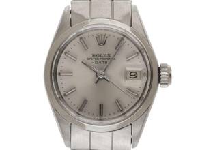 Thumbnail von Rolex Oyster Perpetual Date Ref.6516 1969 Full Set sehr gut Vintage Oyster Perpetual Date open 6/9