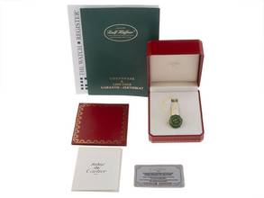 Thumbnail von Cartier Santos Galbée Lady Ref.0902 1993 Full Set Original Vintage Unpoliert Santos Galbee Lady PM kleines Modell