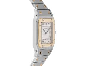 Thumbnail von Cartier Santos Galbée Lady Ref.0902 1993 Full Set Original Vintage Unpoliert Santos Galbee Lady PM kleines Modell