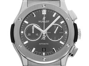 Thumbnail von Hublot Classic Fusion Racing Grey Ref.521.NX.7071.RX 2026 Full Set Unworn Classic Fusion Chronograph Titanium Rubber Folding Clasp