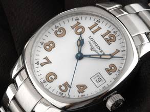 Thumbnail von Longines Spirit Ref.L.2.198.4 2002 Box & Description Original Vintage Unpolished Spirit