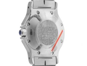 Thumbnail von Cartier Santos Octagon GM Ref.2966 1986 Box&Beschreibung sehr gut Vintage Santos Octagon GM großes Modell Automatic