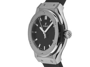 Thumbnail von Hublot Classic Fusion Quartz Ref.581.NX.1470.RX 2026 Full Set Unworn Classic Fusion Titanium Rubber Folding Clasp