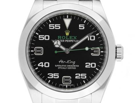  Rolex Air King Ref.116900 2019 LC 100 Full Set wie Neu Vintage Air King 