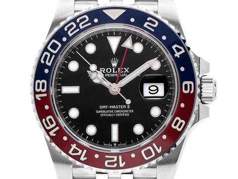  Rolex GMT-Master II Pepsi Ref.126710BLRO 2020 Full Set wie Neu Vintage GMT Master II Pepsi Jubilé Armband 