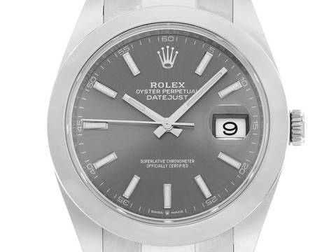  Rolex Datejust 41 Ref.126300 2019 LC 100 Full Set wie Neu Datejust Stahl Oyster Armband 