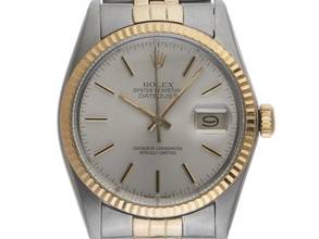 Thumbnail von Rolex Datejust 36 Ref.16013 Bj.1985 Full Set sehr gut Vintage Datejust open 6/9 Jubilé Armband