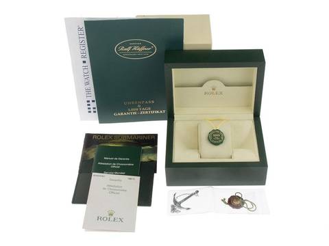  Rolex Submariner Date Kermit Ref.16610LV 2005 Full Set sehr gut Vintage Submariner Kermit 