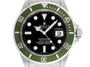 Thumbnail von Rolex Submariner Date Kermit Ref.16610LV 2005 Full Set very good Vintage Submariner Kermit
