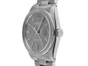 Thumbnail von Rolex Oyster Perpetual Date Ref.1501 1975 Box&Beschreibung Original Vintage Unpoliert Oyster Perpetual Date Stahl Rhodium Oyster Armband