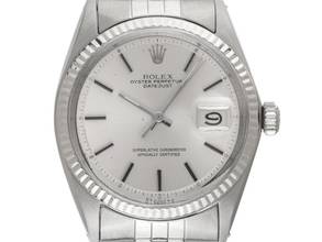 Thumbnail von Rolex Datejust 36 Ref.1601 Bj.1967 LC 100 Full Set sehr gut Vintage Datejust Stahl 18kt Weißgold open 6/9 Jubilé Armband